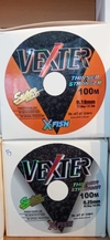 MULTIFILAMENTO VEXTER X FISH 0.18 MM X 100 MTS CAJA X 10 CARRETES 4 HEBRAS