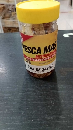 CARNADA TIRITAS DE SABALO ENVASADO EN POTE PESCAMAS