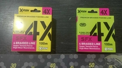 MULTIFILAMENTO X-FISH SFX 4X X 100 MTS 0.25 MM