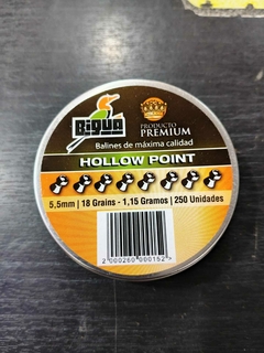 BALINES BIGUA HOLLOW POINT 5.5 MM X 250 U.
