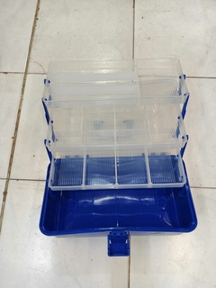 CAJA DE PESCA BIGUA TB-44 3 BANDEJAS ELEVABLES