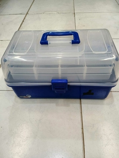 CAJA DE PESCA BIGUA TB-44 3 BANDEJAS ELEVABLES - comprar online