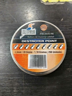 BALINES BIGUA DESTROYER 5.5 MM X 250 U.