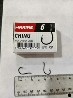 ANZUELO MARINE CHINU N°6 X CAJA X 100 UNIDADES