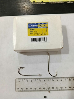 ANZUELO MARINE MODELO 1971N Nº 4/0 CAJA X 100 UNIDADES