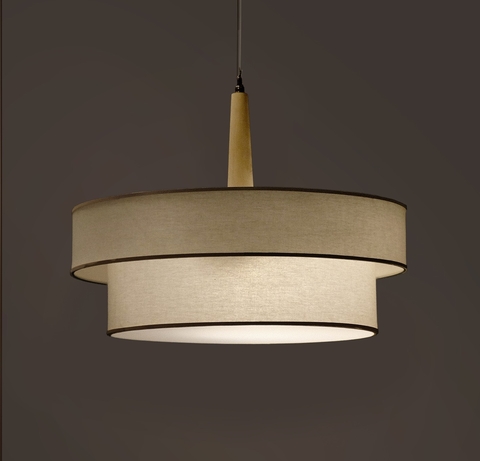 Lampara Dos Aros Tela - comprar online