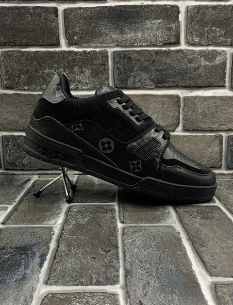 Tenis Louis Vuitton Lv Trainer Monogram Denim