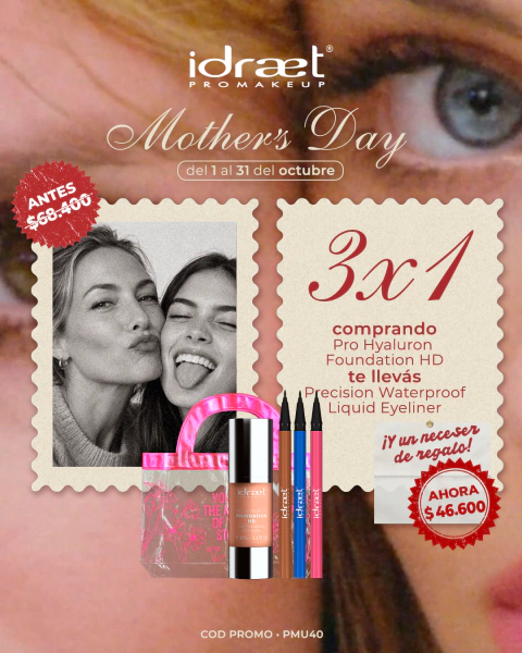 3X1-PRO HYALURON FOUNDATION+LIQUID EYELINER+NECESER