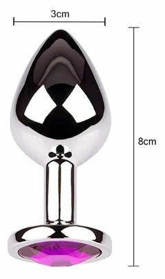 Plug Anal Metálico ¨M¨ - IntimabyNoelia 