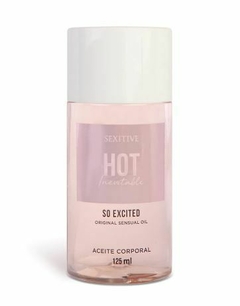 Aceite corporal Hot Inevitable So Excited - 125ml - comprar online