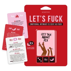 Let's Fuck juego erótico de cartas y dados.