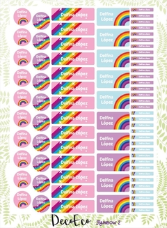 ETIQUETAS ESCOLARES KAWAII - DecoEco