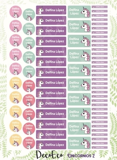 Imagen de ETIQUETAS ESCOLARES KAWAII