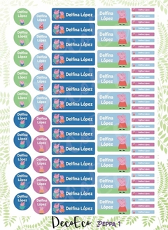 ETIQUETAS ESCOLARES KAWAII - comprar online