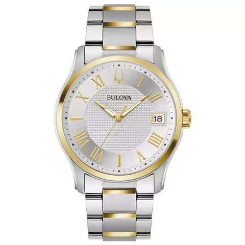 Relógio Bulova Classic Wilton Masculino em Aço Bicolor 98B391