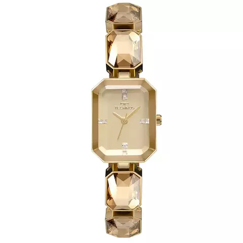 Relógio Technos Feminino Crystal Dourado 2036MTT/1D