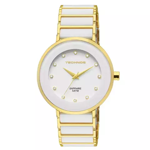 Relógio Technos Ceramic/Saphire Feminino Analógico 2035LMM - comprar online