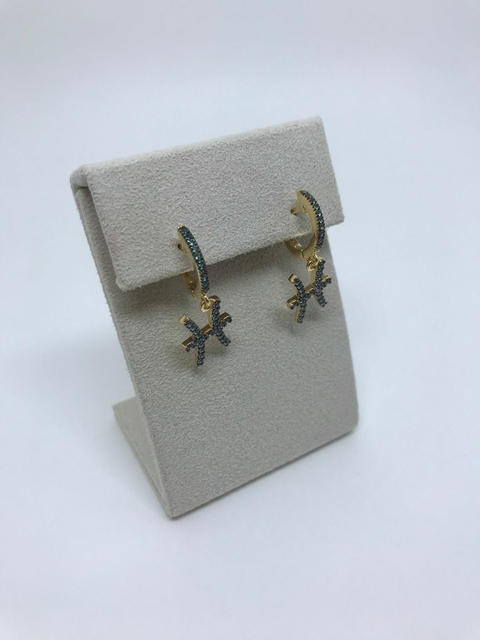 ARGOLA CRAVEJADA SIGNO DE PEIXES 26598