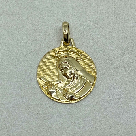PINGENTE DE PRATA - SANTA RITA DE CÁSSIA