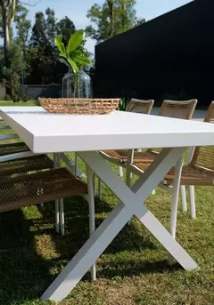 A98- AD-3019/B MESA DE ALUMINIO - caledeco