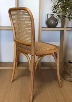 B33-K727-2/CV - SILLA MADERA DE HAYA ESTERILLA RATAN NATURAL en internet