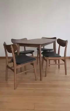 A98-MIT-3135/150 MESA COMEDOR EXTENSIBLE DE MADERA OSCURA en internet