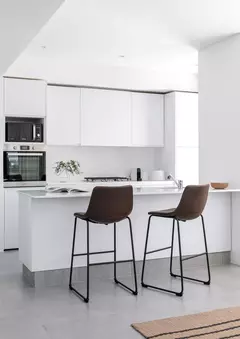 A98-HY-7163-2 BANQUETA ECOCUERO - caledeco