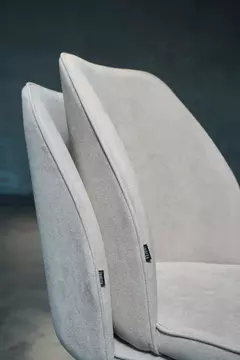 B33-DC625/BE-N - SILLA TAPIZADA CHENILLE BEIGE - comprar online