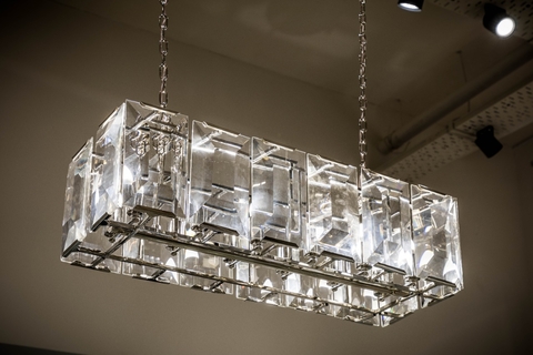 Colgante rectangular Vidrio