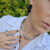 C496 - Colar Helena banho cor prateado - comprar online