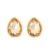 B230 - Brinco gota banho cor dourado