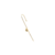 B722 - Brinco Ear Pin Maria Banho Cor Dourado