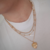 C359 - Colar Laíza bolinhas banho cor dourado - comprar online