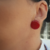 B869 - Brinco Maya red banho cor prateado - comprar online