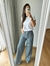Jean Wide Leg Rayado