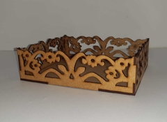 Bandeja Retangular Floral P - ft052