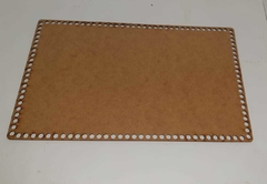 Base de Crochê Retangular 30x40cm - rv119