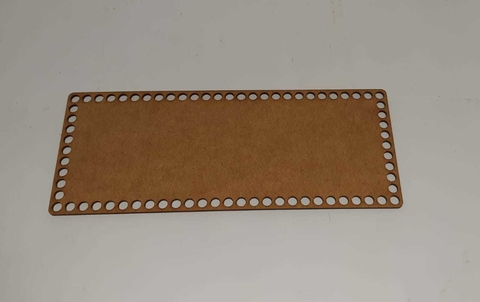 Base de Crochê Retangular 12x35cm - rv127