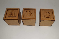 Cubo 7x7 com letra - ft094 - comprar online