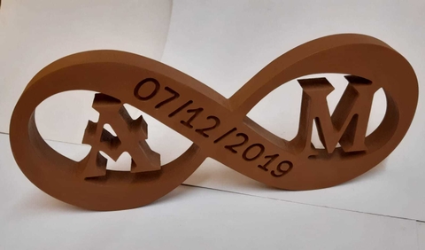 Infinito com Iniciais Persoalizado