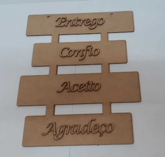 Placa Entrego (Ho'ponopono) - ft010