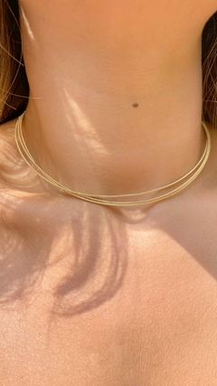 Pulseira Folheado Cordão de Violão - comprar online