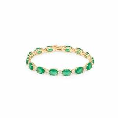Pulseira Cristal Esmeralda Zirconia na internet