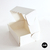 Caja de 30cm x 40cm x 10cm - Cartulina blanco - Con visor - Stickers con logo personalizado - 50 unidades - comprar online