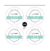 Stickers de 7cm - Redondos - Con logo - 168 unidades