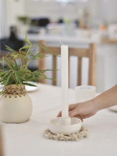 CANDELABRO IRIS PIEDRA - comprar online