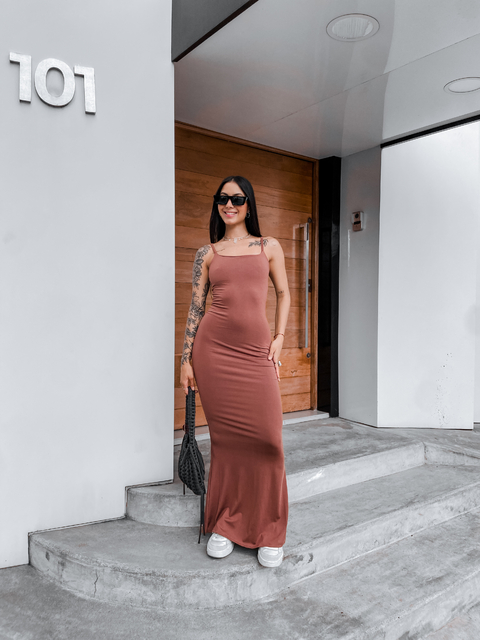 Vestido Savana Marrom - comprar online