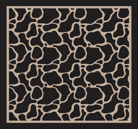 Lenço Orgânico - Preto e Marrom