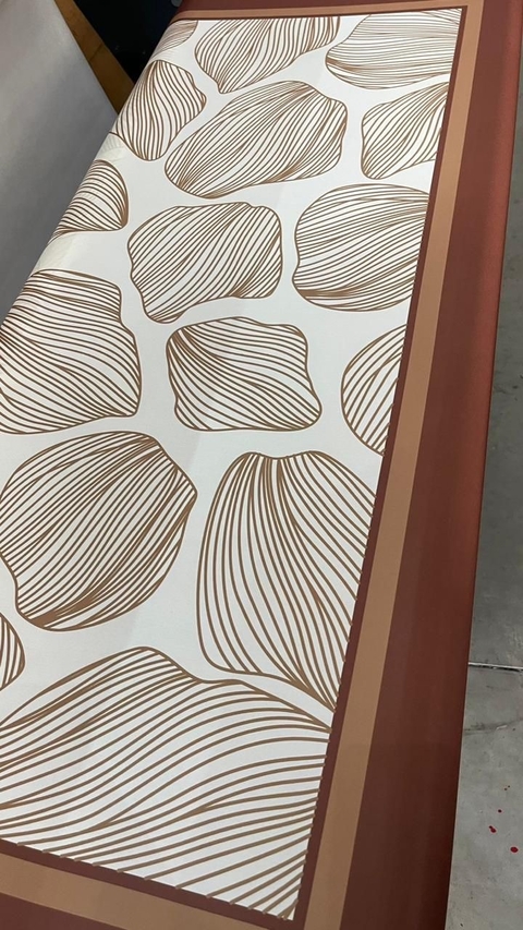 Lenço Conchas - Marrom