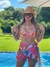 Saia Transpassada - Flores - comprar online